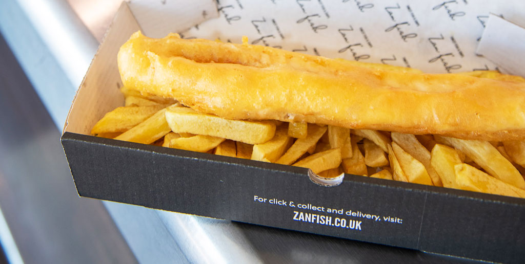 Zan Fish and chips Derby